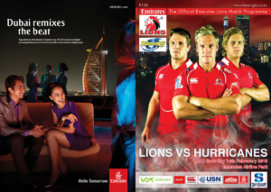 Golden Lions Rugby Game Super Rugby Programme