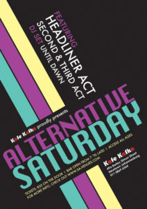 Kafe Kafka Alternative Saturday Poster